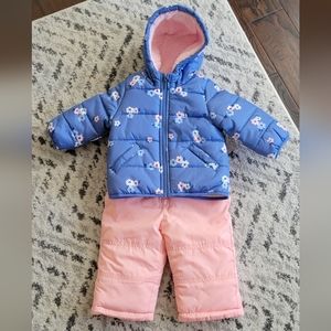 Toddler Girl Winter Coat and Snow Pants